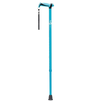 伸縮　ヒューゴステッキ　ブルー