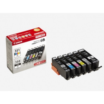 キヤノン　純正インクカートリッジ　６色パック　ＢＣＩ－３５１ＸＬ＋３５０ＸＬ／６ＭＰ