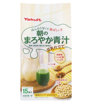 朝のまろやか青汁豆乳仕立て