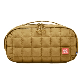 キルティングミディアムポーチ for Nintendo Switch 2(ベージュ)