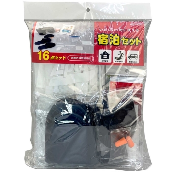 防災１６点　宿泊セット　ＡＢＯ－３５０２