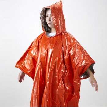 カサカサ音が少ない静音アルミポンチョ　ＡＢＯ－０９７