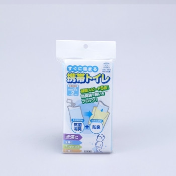 携帯トイレ　ＡＢＯ－３４０２　２回分