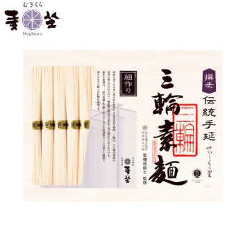 【お中元】麦坐　伝統手延三輪素麺　細づくり　ＩＨ－３０