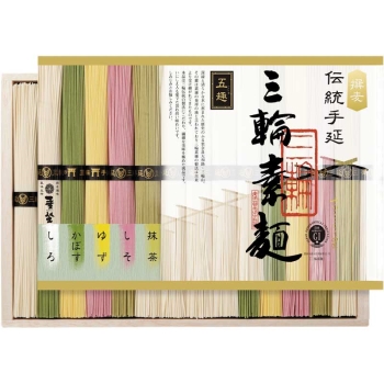 【お中元】麦坐　伝統手延三輪素麺　五趣　ＹＦＥ－５０