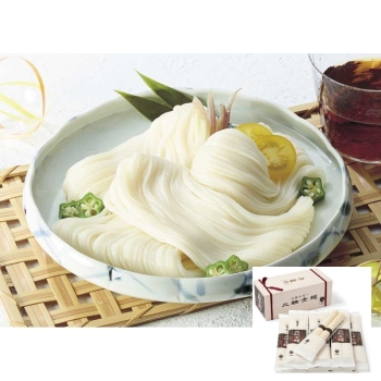 【お中元】麦坐　手延三輪素麺　個包装１００ｇ（５０ｇ×２）×８　ＭＴ－３０