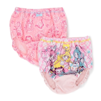 トドラー女児　キミとアイドルプリキュア　ショーツ２枚組