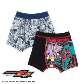 福袋　トドラー男児　仮面ライダーゼッツボクサーブリーフ２枚セット（びっくら？タマゴ付き）