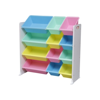 アイリスオーヤマ キッズトイハウスラック KTHR-412 パステル