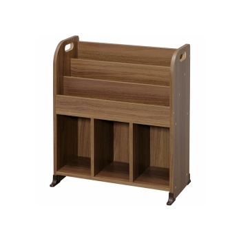 アイリスオーヤマ　絵本ラック　ＥＲ－６０３０　ウォールナットブラウン