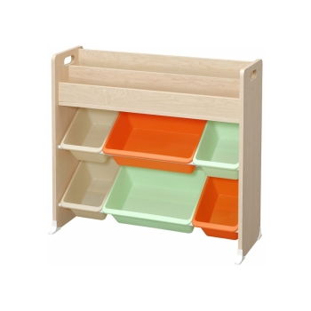 アイリスオーヤマ　絵本棚付トイハウスラック　ＥＴＨＲ－２６　キャロット