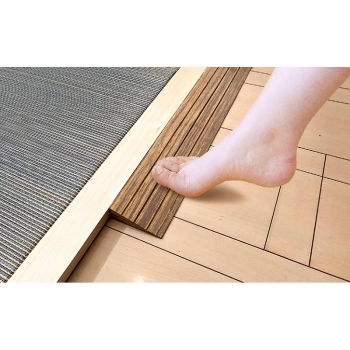 痛くナイゾゆるやかスロープ 木目ダークS 1.5cmX90cm