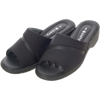 パンジー ソフトクッション サンダル ブラック