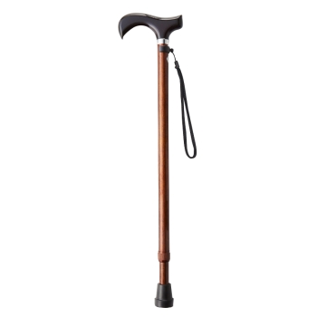 マキテック　伸縮ステッキ木目