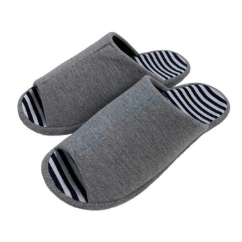 オクムラ スリッパ 3Dコンフォート ボーダーグレー L