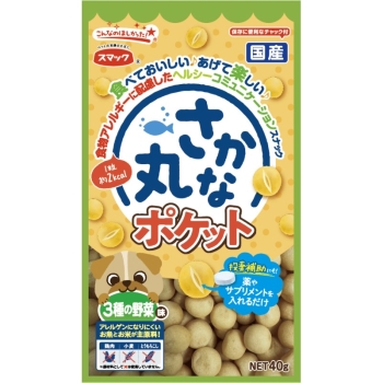 スマック　さかな丸　ポケット３種の野菜味　４０ｇ