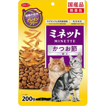 ミネット　グレインフリー　かつお節添え２００ｇ