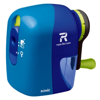 ソニック　削り　トガリターン　手動鉛筆削り　ブルー