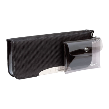 ソニック　ブレイブ　アルロック筆入　両面スリム　クリアポーチ　ブラック