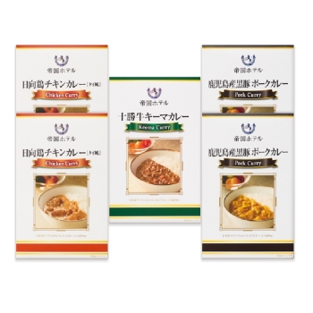 【お歳暮】帝国ホテル　十勝牛・日向鶏・鹿児島黒豚カレーセット ＳＣＡ－３０