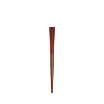 塗箸　先角八角ライン２０．５ｃｍ