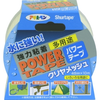 アサヒペン パワーテープ クリヤメッシュ 10m