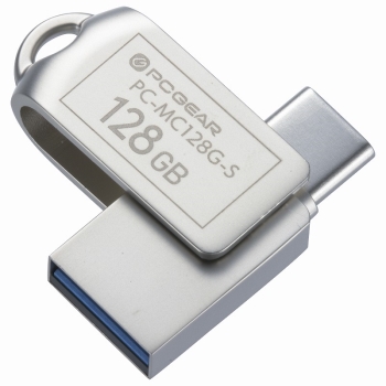 USBメモリ TypeC&A 128GB