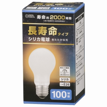 オーム電機 長寿命シリカ電球100W1P: ヘルス
