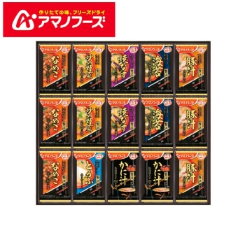 【お歳暮】アマノフーズ　おみそ汁贅沢ギフト５００Ｚ
