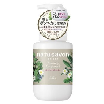 ソフティモ　ナチュサボン　ホワイト　泡ボディウォッシュ　リッチモイスト４５０ｍＬ