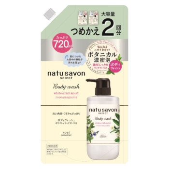 ナチュサボン　ボディ詰替　リッチモイスト７２０ｍｌ