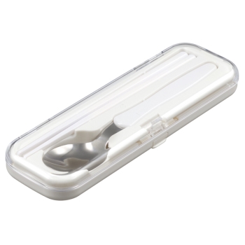 抗菌箸・スプーンセット　ホワイト