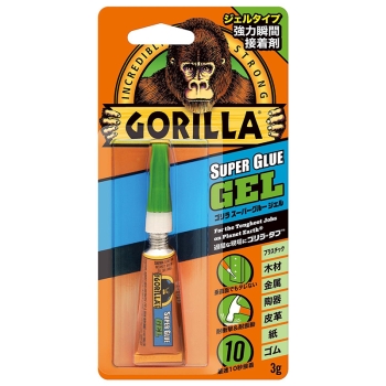 強力瞬間接着剤 ゴリラ スーパーグルー ジェル3g