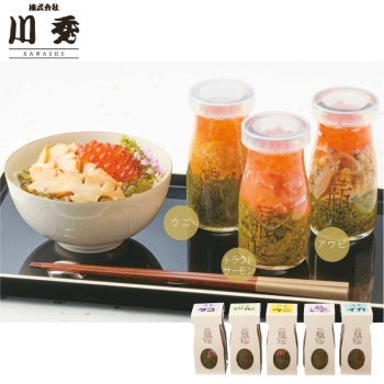 【お歳暮】岩手県宮古「川秀」宮古の瓶ドン５種セット　Ｓ－１