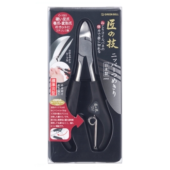 Ｇ－１００１　匠の技　ステンレス製ニッパーつめきり
