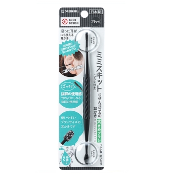 Ｇ－２１９３　らせん式ゴムの耳かき　ブラック