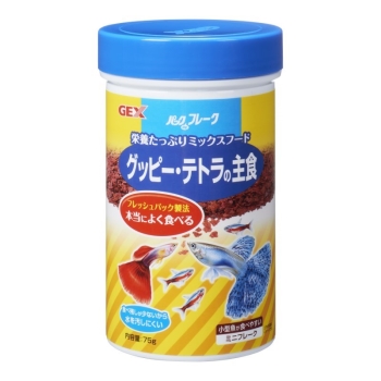 パックＤＥフレーク　グッピー・テトラの主食７５ｇ