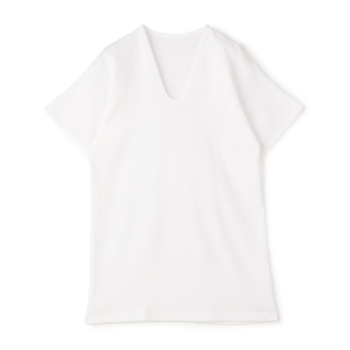 グンゼ　快適工房　紳士　綿１００％　コットンバルキー　半袖Ｕ首シャツ