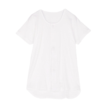 愛情らくらく　紳士　前あき　半袖ワンタッチシャツ