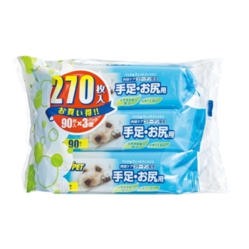 ジョイペット　ウェットティッシュα手足・お尻用９０枚×３Ｐ