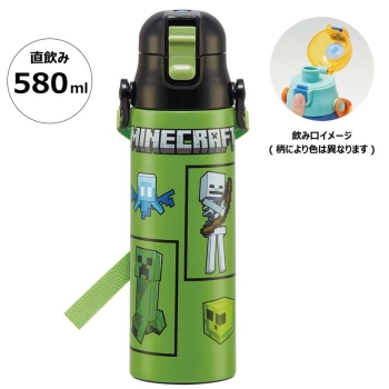 ダイレクトステンレスボトル580ml SDC6N マインクラフト