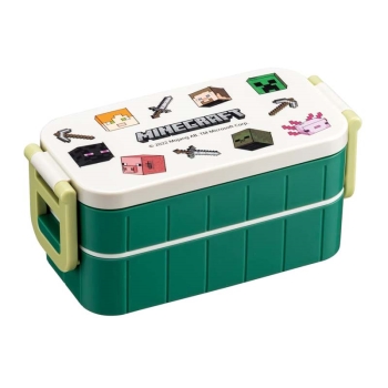 抗菌タイトランチ2段 マインクラフト