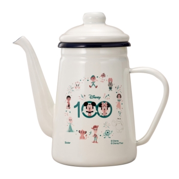 【在庫限り】ディズニー 100周年 ホーロー ドリップポット