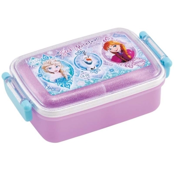 抗菌食洗機対応ふわっとタイトランチ角型450ml アナと雪の女王25