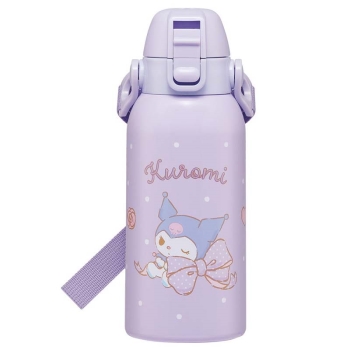 ショルダー付きダイレクトステンレスボトル　６００ｍｌ　クロミ（ビッグリボン）