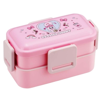 ２段ふわっとフタ弁当箱　６００ｍｌ　エスターバニー