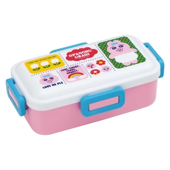 ふわっとフタ弁当箱　５３０ｍｌ　おぱんちゅうさぎ
