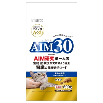 ＡＩＭ３０　室内成猫用　健康な尿路・毛玉ケア６００ｇ