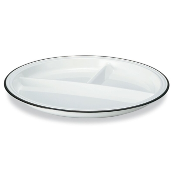 ナチュール　サーフランチプレート　ホワイト　撥水