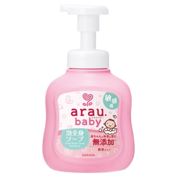 アラウベビー　泡全身ソープ　敏感肌　本体　４５０ＭＬ